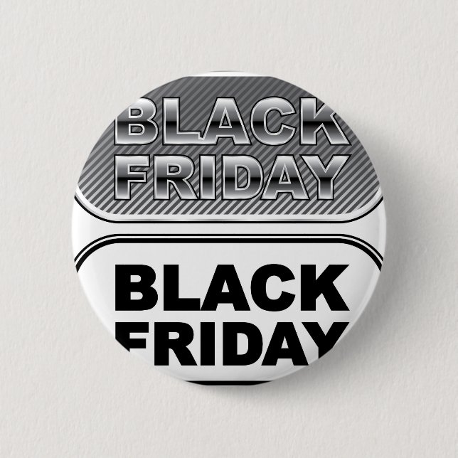 Black Friday button silver (Front)