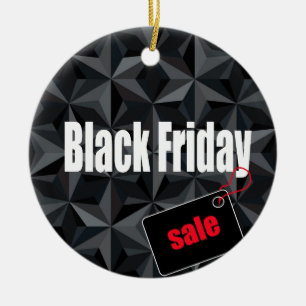 Black Friday Ceramic Tree Decoration