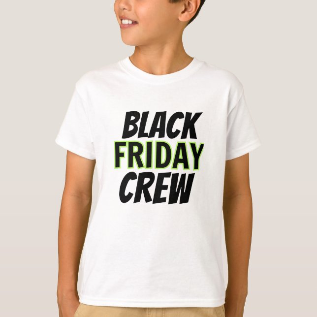 Black Friday Crew T-Shirt (Front)