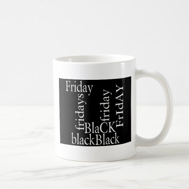 Black Friday Design Coffee Mug (Right)