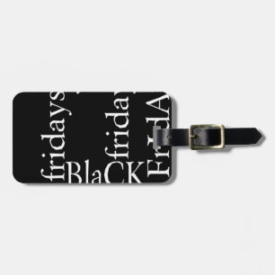 Black Friday Design Luggage Tag