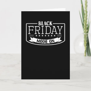 Black Friday Mode On Deal Shopping Card