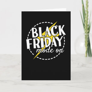 Black Friday Mode On Deal Shopping Card