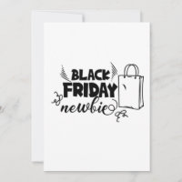 Black Friday Newbie Shopping Funny Shopper