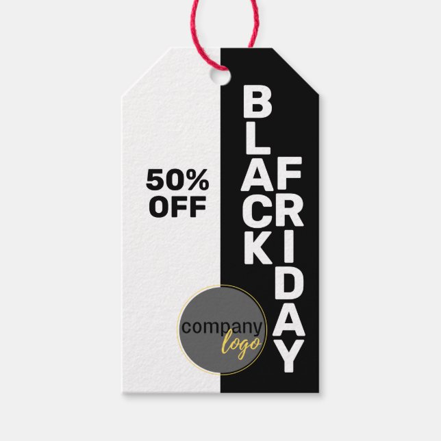 BLACK FRIDAY PROMO DISCOUNT BUSINESS PRICE TAG (Front)