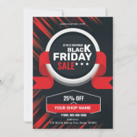Black Friday Promotional Sale Flyer