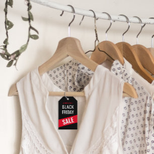 Black Friday SALE Clothing Hang Price Tag