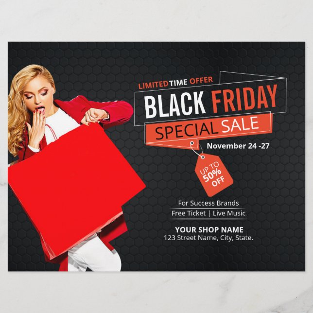 Black Friday Sale Flyer (Front)