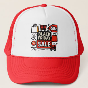 Black Friday Sale Hat – Shopping Discount Cap   --