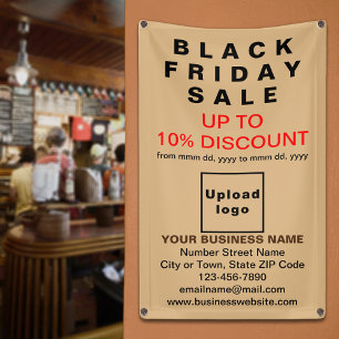 Black Friday Sale on Light Brown Banner