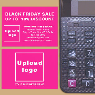 Black Friday Sale on Pink Enclosure Card