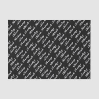Black Friday sales pattern Tissue Paper