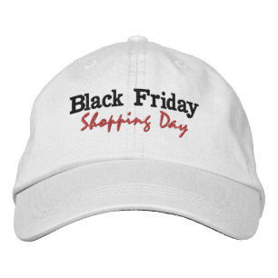 Black Friday = Shopping Day Embroidered Hat