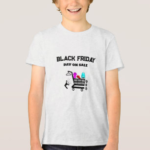 Black Friday Shopping Rush Tri-Blend Shirt