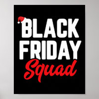 Black friday squad shopping team family funny chri