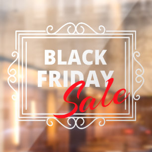 Black Friday Store Sale Red and White