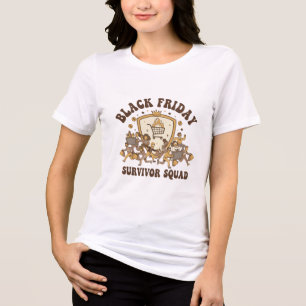 Black Friday Survivor Squad T-shirt Tri-Blend Shirt
