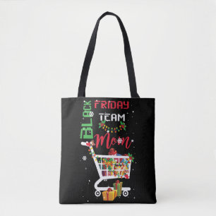 Black Friday Team Mom Shopping Christmas Tote Bag