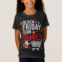 Black Friday Team Sister Cute Christmas Shopping L