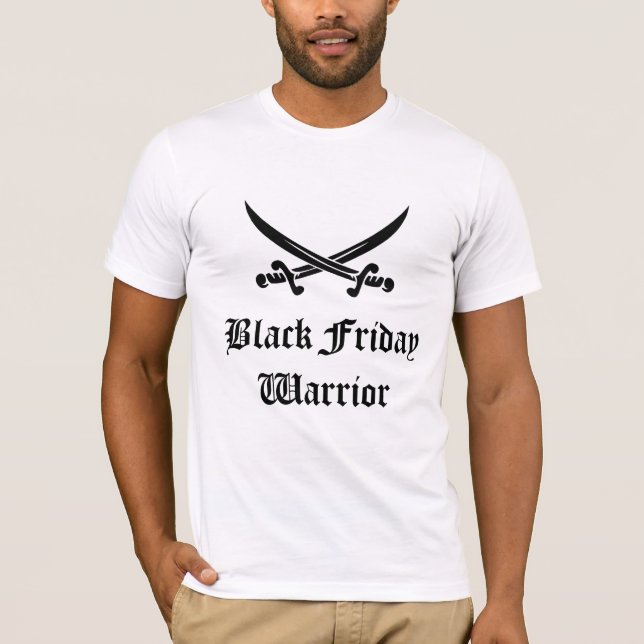 Black Friday Warrior T-Shirt (Front)