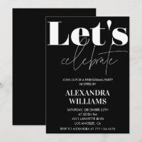 Black Friendsmas invitations Let's celebrate