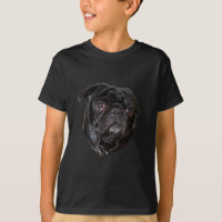 Black Funny Pug