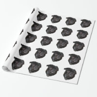 Black Funny Pug