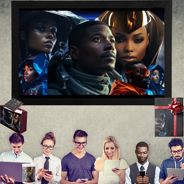 Black Future Planner (Get the full "Black Future" collection at  https://bit.ly/BlackFutureZazzle)