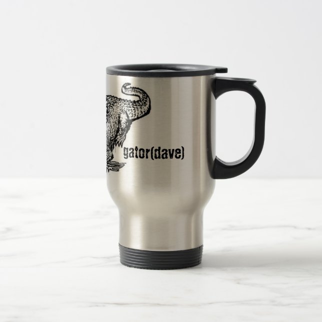 black gator travel mug (Right)