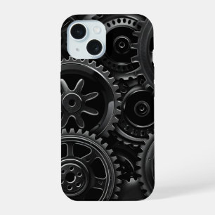 Black Gear Matrix Phone Case