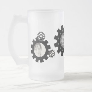 Black Gears Photo Template Mug