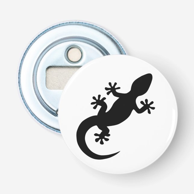Black Gecko Bottle Opener (Front)