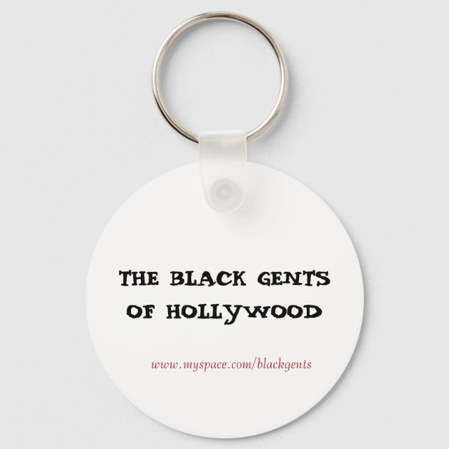 Black gents ( key chain) ring (Front)