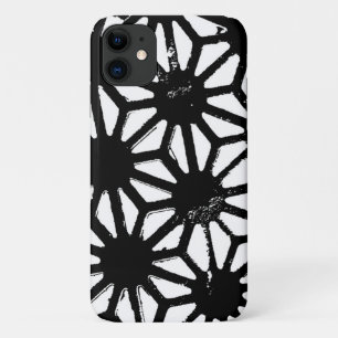 Black geometric pattern Case-Mate iPhone case