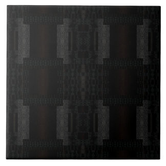 Black Geometric Pattern – Modern Minimalist Design Tile