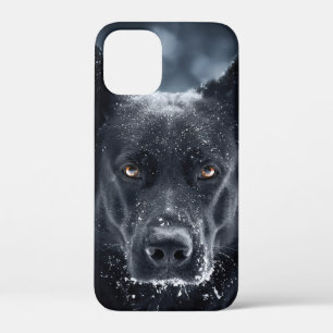 Black German Shepherd iPhone 12 Mini Case