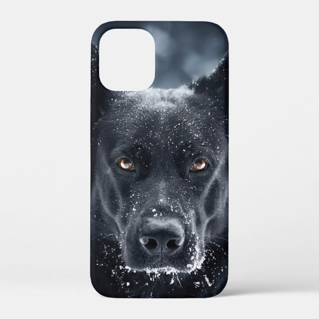 Black German Shepherd Case-Mate iPhone Case (Back)