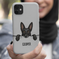 Black German Shepherd Dog Cute Personalised