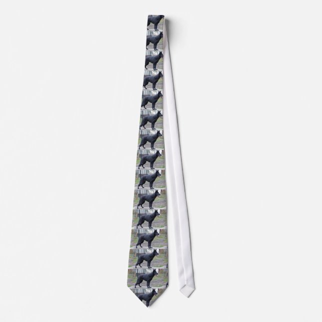black-german-shepherd-full tie (Front)