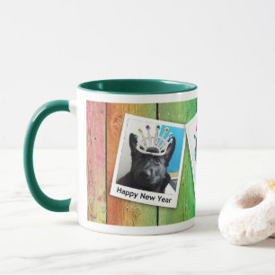 Black German Shepherd Puppy Winter Holiday 11, ZKA Mug