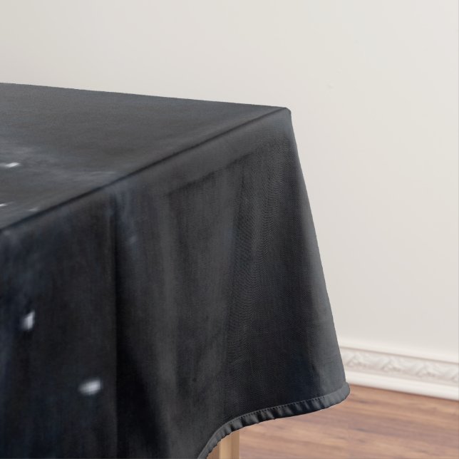Black German Shepherd Tablecloth (In Situ)