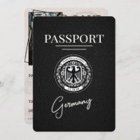 Black Germany Passport Save The Date