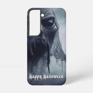 Black ghost in a hellish landscape - Halloween Samsung Galaxy Case