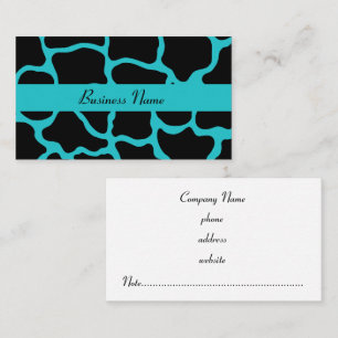 Black Giraffe Business Card