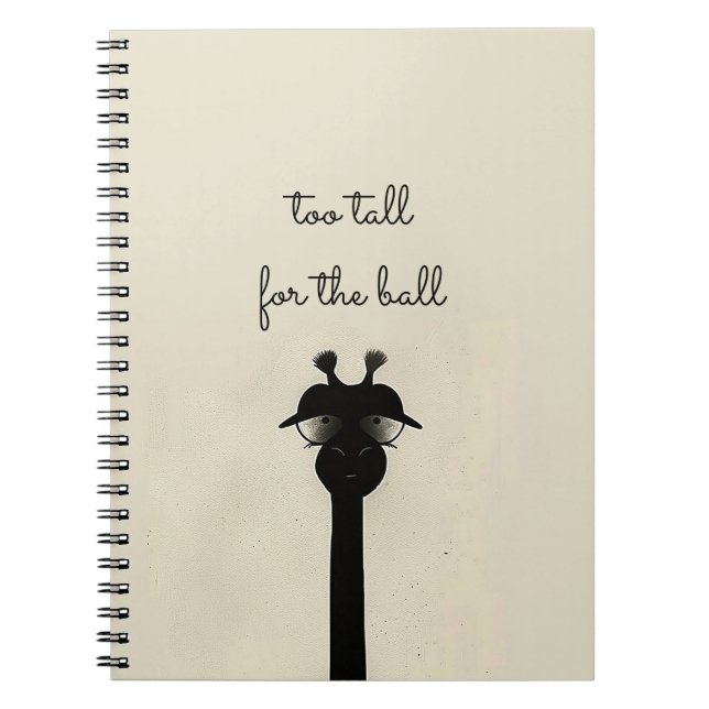Black Giraffe Notebook (Front)