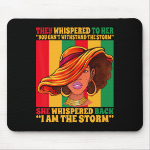 Black Girl African American Juneteenth I Am The St Mouse Pad