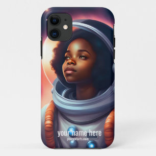 BLACK GIRL ASTRONAUT INSPIRATION ART Case-Mate iPhone CASE