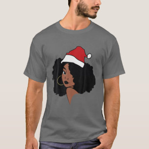 Black Girl Christmas T-Shirt