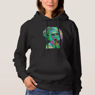 Black Girl Inspired Black Woman Paint Dripping Rel Hoodie