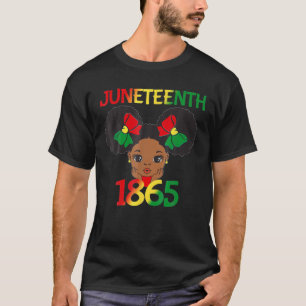 Black Girl Junenth 1865 Celebration T-Shirt